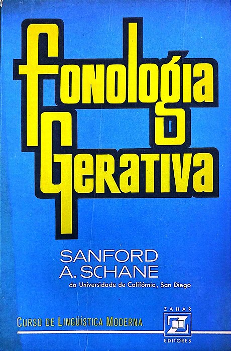 Livro Fonoaudiologia Gerativa Autor Schane, Sanford A. (1975) [usado]