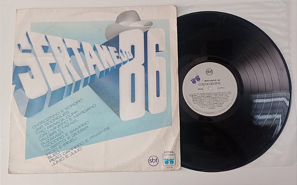 Disco de Vinil Sertanejo 86 [lp 1986] Interprete Vários Artistas (1986) [usado]