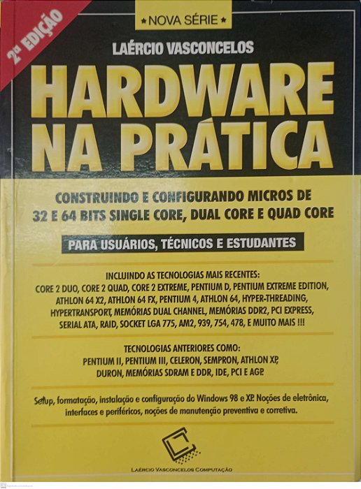 Livro Hardware na Prática Autor Vasconcelos, Laércio (2007) [usado]