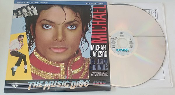 Disco de Vinil [laserdisc] Michael Jackson - The Legend Continues 1989 Interprete Michael Jackson (1989) [seminovo]