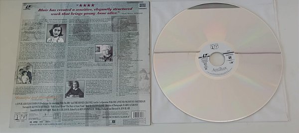 Disco de Vinil [laserdisc] Anne Frank Remembered 1996 (filme - Documentário) Interprete Vários (1996) [usado]