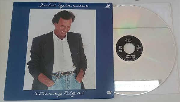 Disco de Vinil [laserdisc] Julio Iglesias - Starry Night 1991 Interprete Julio Iglesias (1991) [usado]