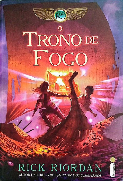 Livro o Trono de Fogo - as Crônicas dos Kane Livro 2 Autor Riordan, Rick (2011) [seminovo]