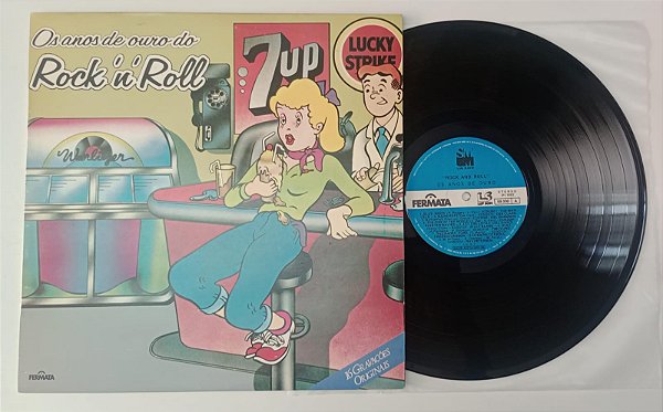 Disco de Vinil os Anos de Ouro do Rock ''n'' Roll [lp 1983] Interprete Vários Artistas (1983) [seminovo]