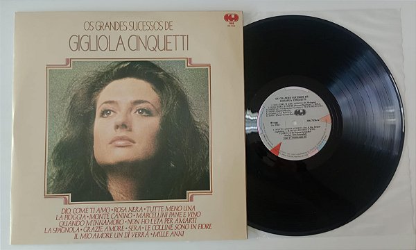 Disco de Vinil os Grandes Sucessos de Gigliolia Cinquetti [lp 1983] Interprete Gigliola Cinquetti (1983) [usado]