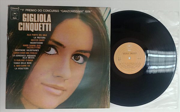 Disco de Vinil Gigliola Cinquetti [lp 1974] Interprete Gigliola Cinquetti (1974) [usado]