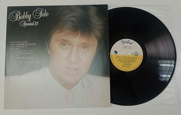 Disco de Vinil Bobby Solo - Special ''83 [lp 1983] Interprete Bobby Solo (1983) [usado]