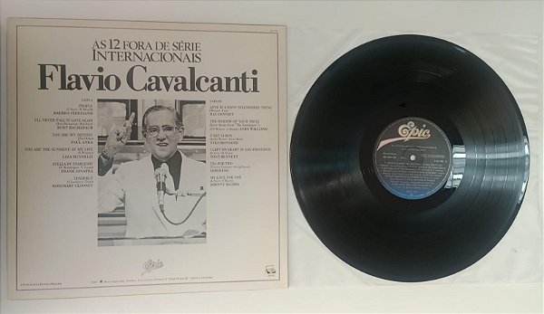 Disco de Vinil Flavio Cavalcanti - as 12 Fora de Série Internacionais Interprete Flavio Cavalcanti [usado]