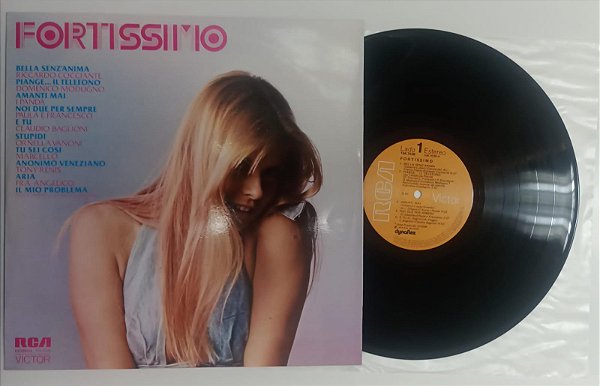 Disco de Vinil Fortíssimo [coletânea - Lp 1975] Interprete Vários Artistas (1975) [usado]