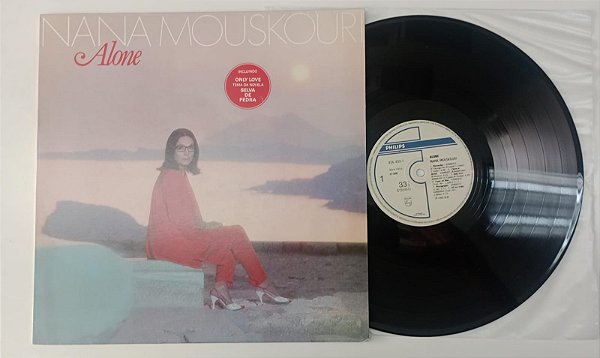 Disco de Vinil Nana Mouskouri - Alone [lp 1986] Interprete Nana Mouskouri (1986) [seminovo]
