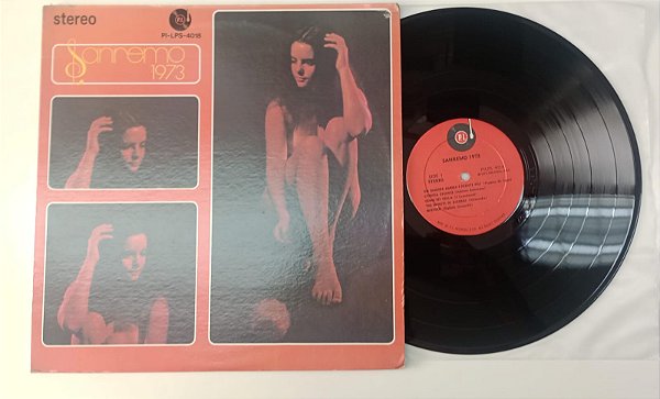 Disco de Vinil Sanremo 1973 [coletânea Músicas Italianas - Lp 1973 Importado] Interprete Vários Artistas (1973) [usado]
