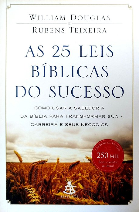 Livro as 25 Leis Bíblicas do Sucesso Autor Douglas, William (2012) [seminovo]