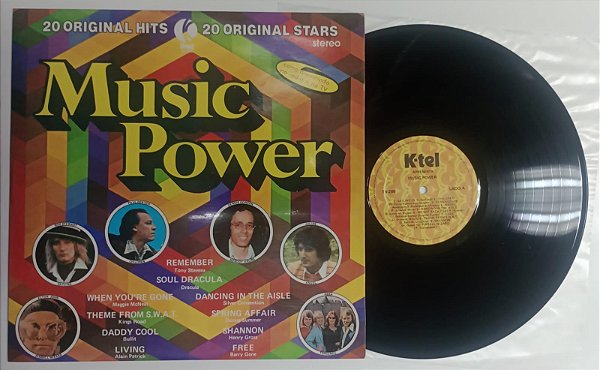 Disco de Vinil Music Power - 20 Original Hits 20 Original Stars Interprete Vários Artistas [usado]