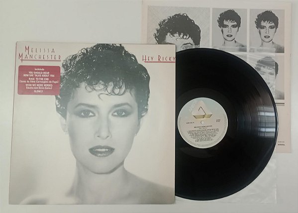Disco de Vinil Melissa Manchester - Hey Ricky [lp 1982] Interprete Melissa Manchester (1982) [usado]