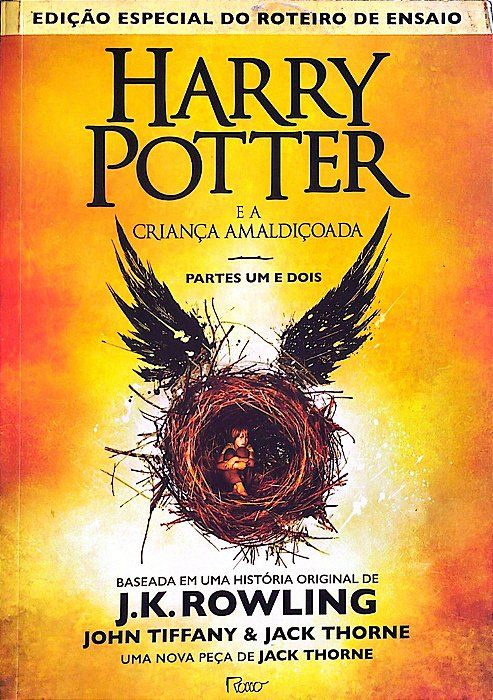 Livro Harry Potter e a Criança Amaldiçoada - Partes um e Dois Autor Rowling, J. K. (2016) [seminovo]
