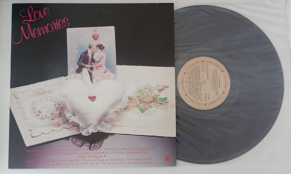 Disco de Vinil Love Memories [coletânea - Lp 1983] Interprete Vários Artistas (1983) [seminovo]