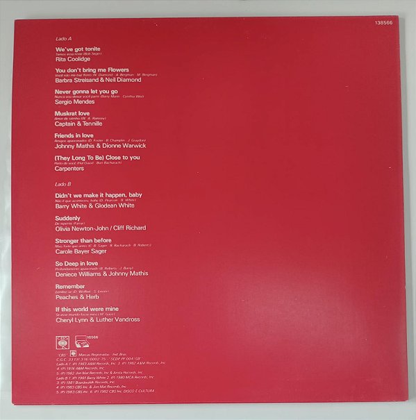 Disco de Vinil um Homem... Uma Mulher [coletânea - Lp 1983] Interprete Vários Artistas (1983) [seminovo]