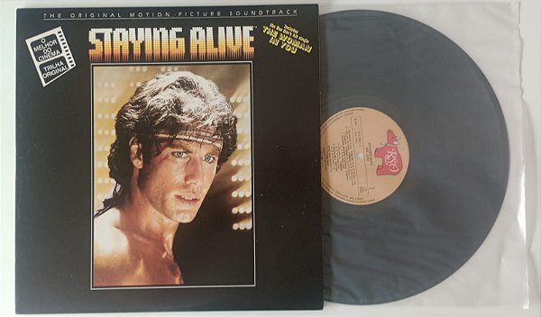 Disco de Vinil Staying Alive (os Embalos de Sábado Continuam) - Trilha Sonora Original do Filme [lp 1983] Interprete Bee Gees e Outros Artistas (1983) [seminovo]