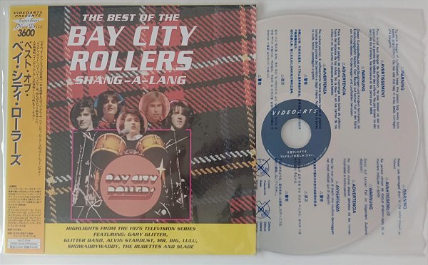 Disco de Vinil [laserdisc - Áudio e Vídeo] The Best Of Bay City Rollers / Shang-a-lang Importado Japão Interprete Bay City Rollers (1993) [seminovo]