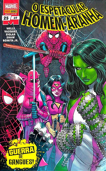 Gibi o Espetacular Homem-aranha #25 Autor (2025) [seminovo]