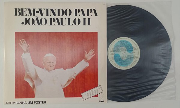 Disco de Vinil Bem-vindo Papa João Paulo Ii [lp 1980] Interprete Papa João Paulo Ii e Vários Músicos (1980) [seminovo]