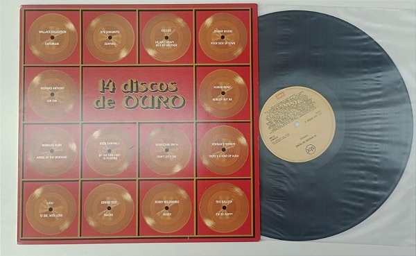 Disco de Vinil 14 Discos de Ouro (coletânea Internacional) [lp 1986] Interprete Vários Artistas (1986) [seminovo]