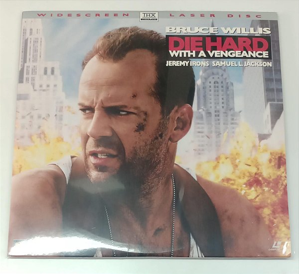 Disco de Vinil [laserdisc / Duplo - Filme] Die Hard With a Vengeance (duro de Matar 3) Interprete Vários Atores (1995) [seminovo]