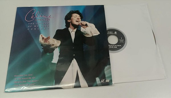Disco de Vinil [laserdisc - Show ao Vivo] Celine Dion - The Colour Of My Love Concert Interprete Celine Dion (1995) [seminovo]