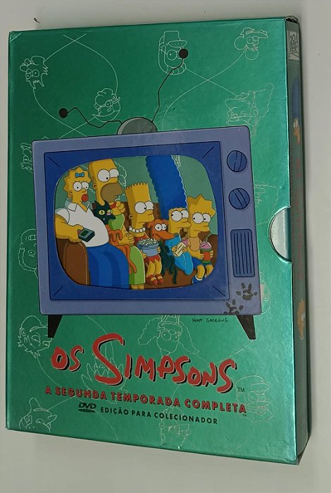 Dvd os Simpsons - Box 2° Temporada [edição para Colecionador] Box 3 Discos Editora [usado]