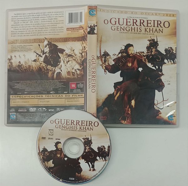 Dvd o Guerreiro Genghis Khan Editora Sergei Bodrov [usado]