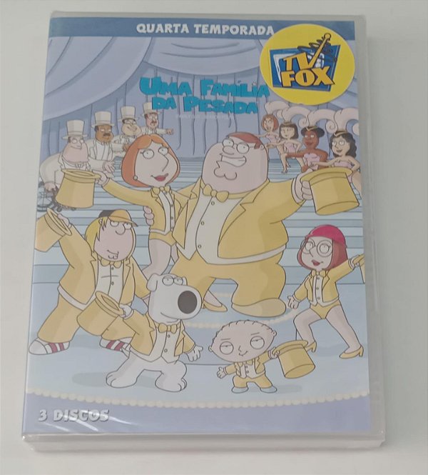 Dvd Uma Família da Pesada - 4° Temporada [3 Discos] Editora [novo]