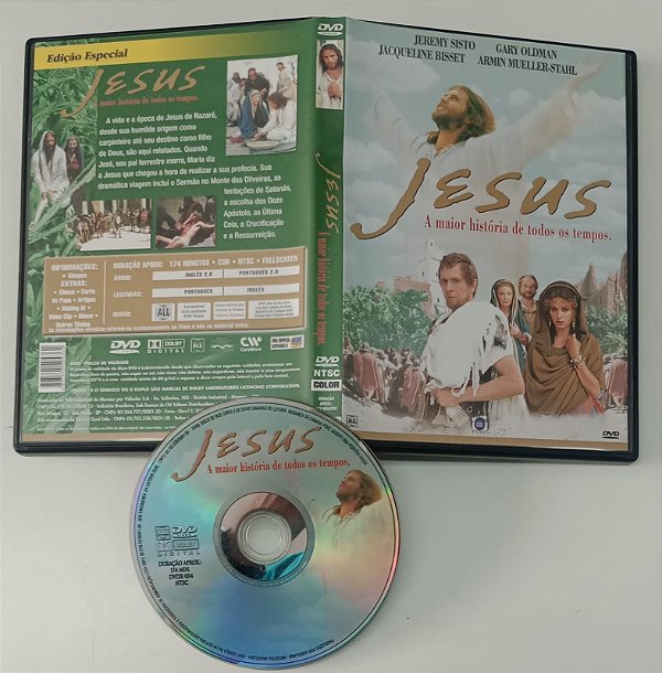 Dvd Jesus - a Maior História de Todos os Tempos Editora Roger Young [usado]