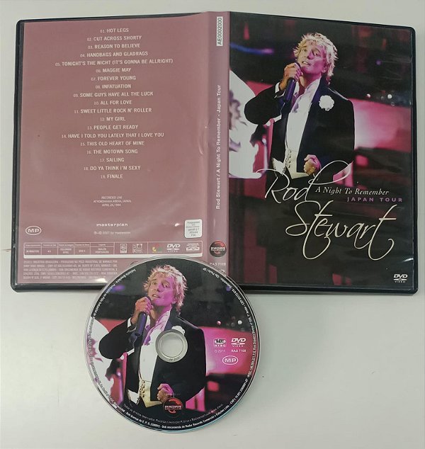Dvd Rod Stewart - a Night To Remember / Japan Tour Editora [usado]