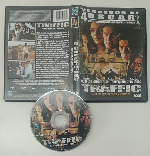Dvd Traffic - Ninguém Sai Limpo Editora Steven Soderbergh [usado]