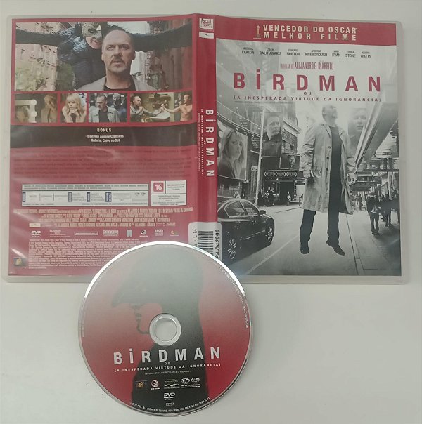 Dvd Birdman (ou a Inesperada Virtude da Ignorância) Editora Alejandro G. Inarritu [usado]
