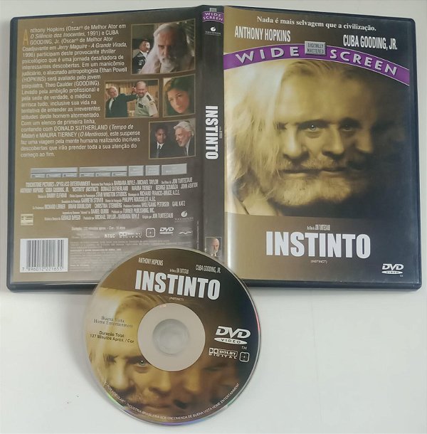 Dvd Instinto Editora Jon Turteltaub [usado]