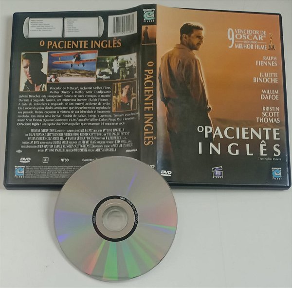Dvd o Paciente Inglês Editora Anthony Minghella [usado]
