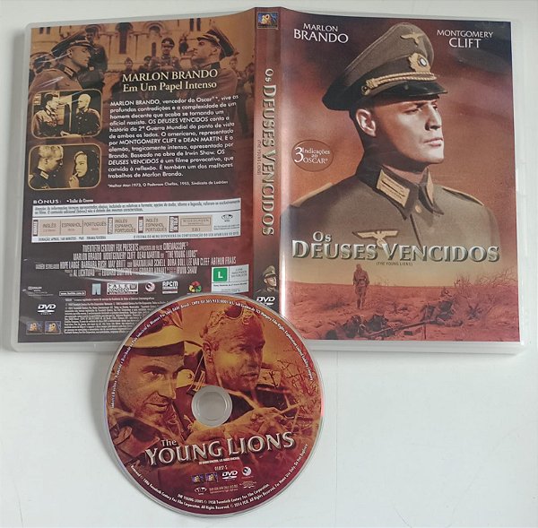 Dvd os Deuses Vencidos Editora Irwin Shaw [seminovo]