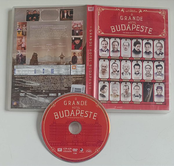 Dvd o Grande Hotel Budapeste Editora Wes Anderson [usado]
