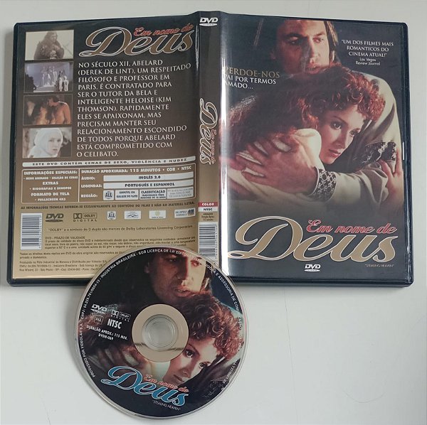 Dvd em Nome de Deus Editora Clive Donner [seminovo]