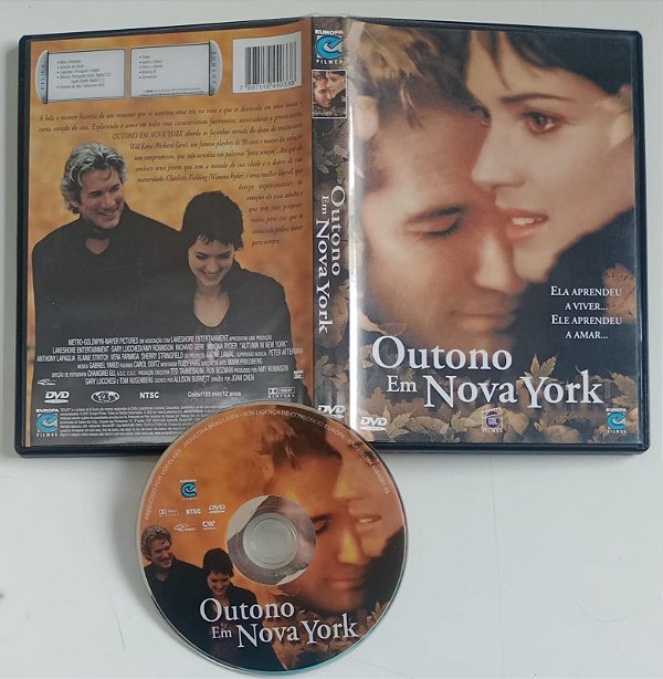 Dvd Outono em Nova York Editora Joan Chen [seminovo]
