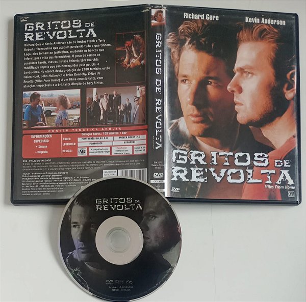Dvd Gritos de Revolta Editora Gary Sinise [usado]