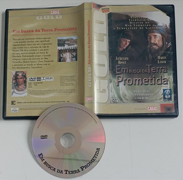 Dvd em Busca da Terra Prometida Editora Kevin Connor [usado]