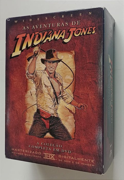 Dvd Indiana Jones - Box Trilogia [4 Dvds] Editora Steven Spielberg [usado]