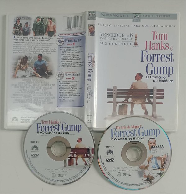 Dvd Forrest Gump [edição Especial para Colecionadores - 2 Dvds] Editora Robert Zemeckis [seminovo]