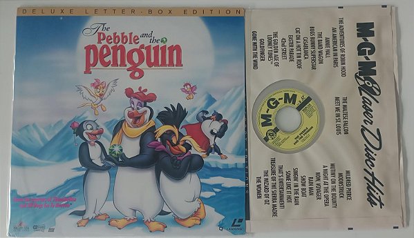 Disco de Vinil [laserdisc - Animação] The Pebble And The Penguin (o Cristal e o Pinguim) Interprete Vários Dubladores (1995) [seminovo]