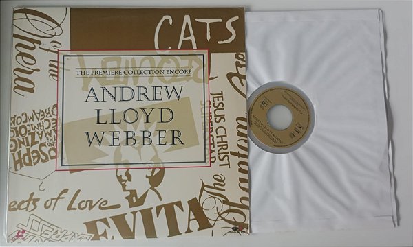 Disco de Vinil [laserdisc - Musical] Andrew Lloydd Webber - The Premiere Collection Encore Interprete Andrew Lloyd Webber, Sarah Brigthman e Vários Artistas (1993) [seminovo]