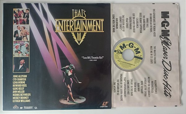 Disco de Vinil [laserdisc - Musical] That''s Entertainment Iii Interprete Vários Artistas (1994) [seminovo]