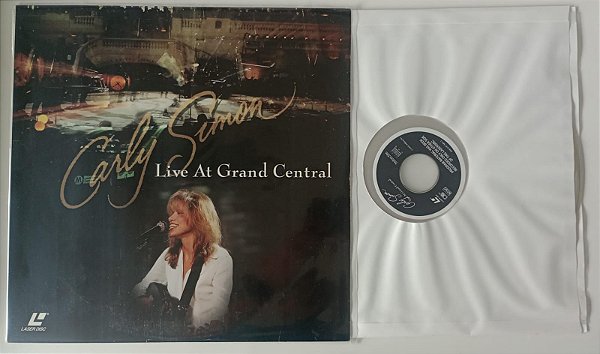 Disco de Vinil [laserdisc - Musical] Carly Simon - Live At Grand Central Interprete Carly Simon (1995) [seminovo]