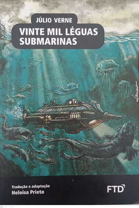 Livro Vinte Mil Léguas Submarinas (tradução e Adaptação de Heloisa Prieto) Autor Verne, Júlio (2014) [seminovo]